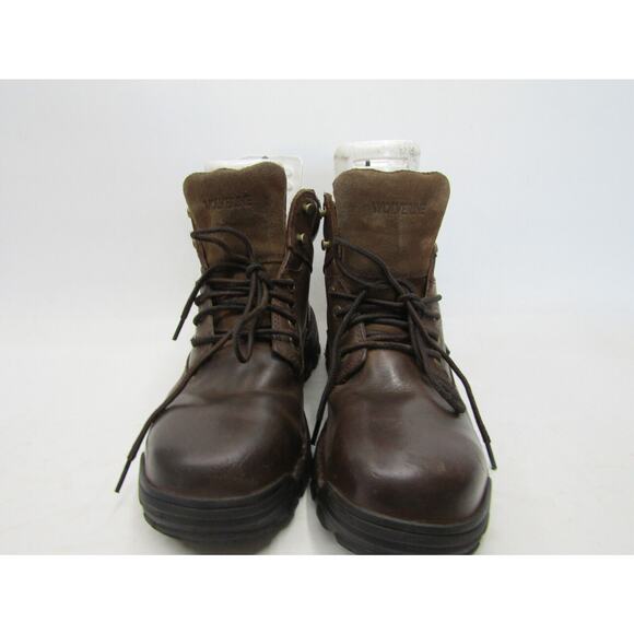 Wolverine Mens Sz 10.5 M Brown Leather Steel Toe Casual Comfort Ankle Work Boots main image 9